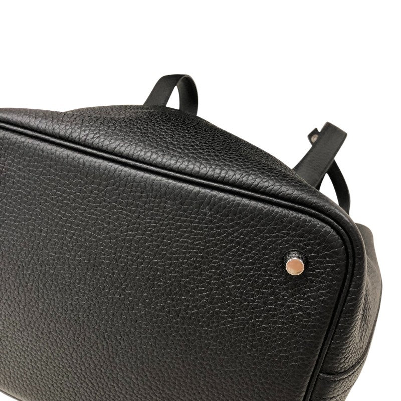 エルメス HERMES ピコタンロックMM B刻 ブラック シルバー金具 トリヨンクレマンス レディース ハンドバッグ