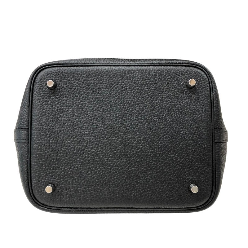 エルメス HERMES ピコタンロックMM B刻 ブラック シルバー金具 トリヨンクレマンス レディース ハンドバッグ