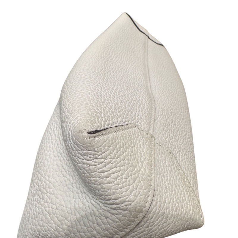 エルメス HERMES カバセリエ31 W刻印 ニューホワイト・エトゥープ トリヨン ユニセックス ハンドバッグ