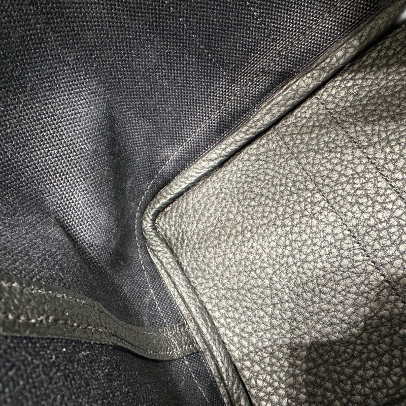 エルメス HERMES ガーデンパーティTPM W刻 ブラック トワル　ネゴンダ ユニセックス ハンドバッグ