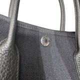 エルメス HERMES ガーデンパーティTPM W刻 ブラック トワル　ネゴンダ ユニセックス ハンドバッグ