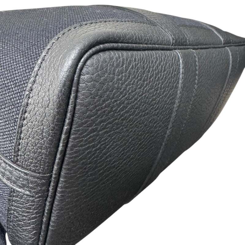 エルメス HERMES ガーデンパーティTPM W刻 ブラック トワル　ネゴンダ ユニセックス ハンドバッグ