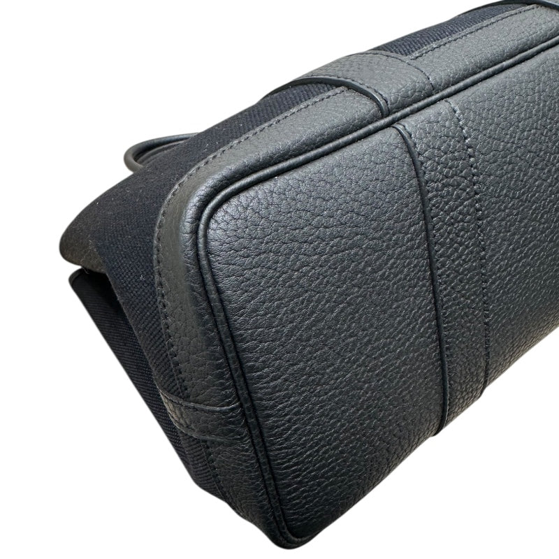 エルメス HERMES ガーデンパーティTPM W刻 ブラック トワル　ネゴンダ ユニセックス ハンドバッグ