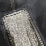 エルメス HERMES ガーデンパーティTPM W刻 ブラック トワル　ネゴンダ ユニセックス ハンドバッグ