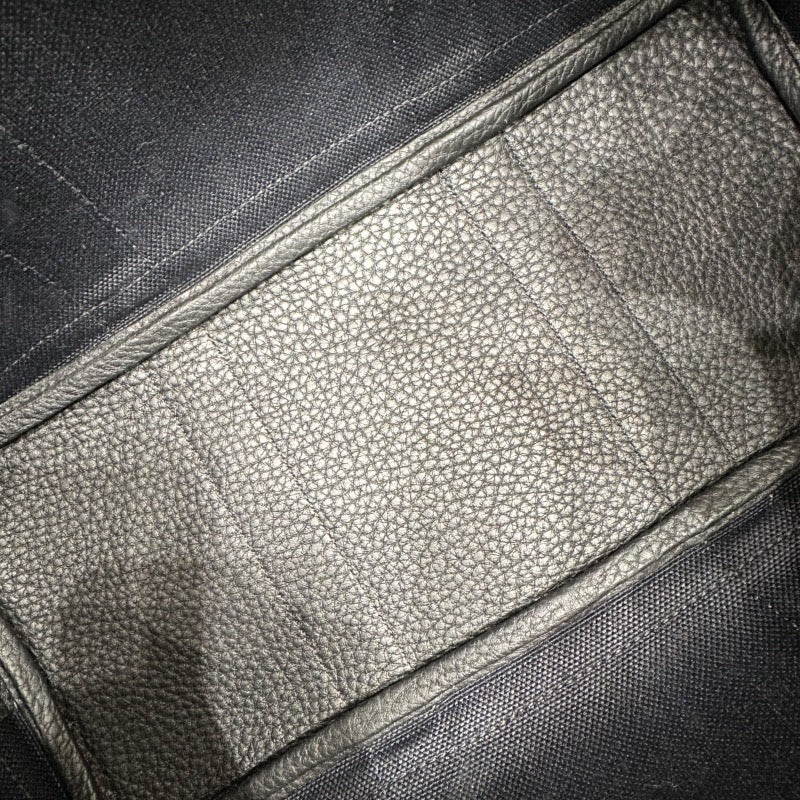 エルメス HERMES ガーデンパーティTPM W刻 ブラック トワル　ネゴンダ ユニセックス ハンドバッグ