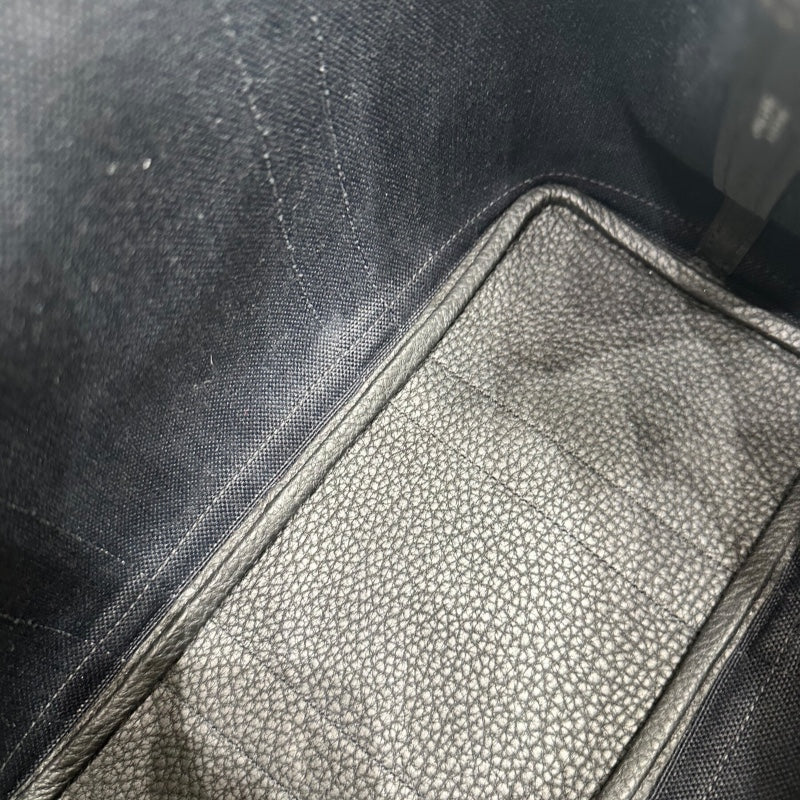 エルメス HERMES ガーデンパーティTPM W刻 ブラック トワル　ネゴンダ ユニセックス ハンドバッグ