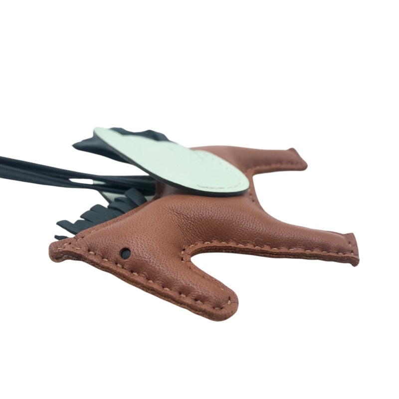 エルメス HERMES ロデオペガサスPM U刻 ゴールドxヴェールフィズxヴェールシプレス アニョーミロ レディース チャーム