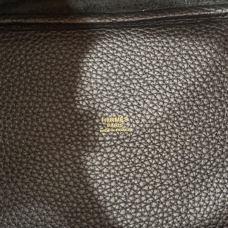 エルメス HERMES ピコタンロックPM K刻印 ブラック ゴールド金具 トリヨン レディース ハンドバッグ