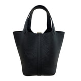エルメス HERMES ピコタンロックPM K刻印 ブラック ゴールド金具 トリヨン レディース ハンドバッグ