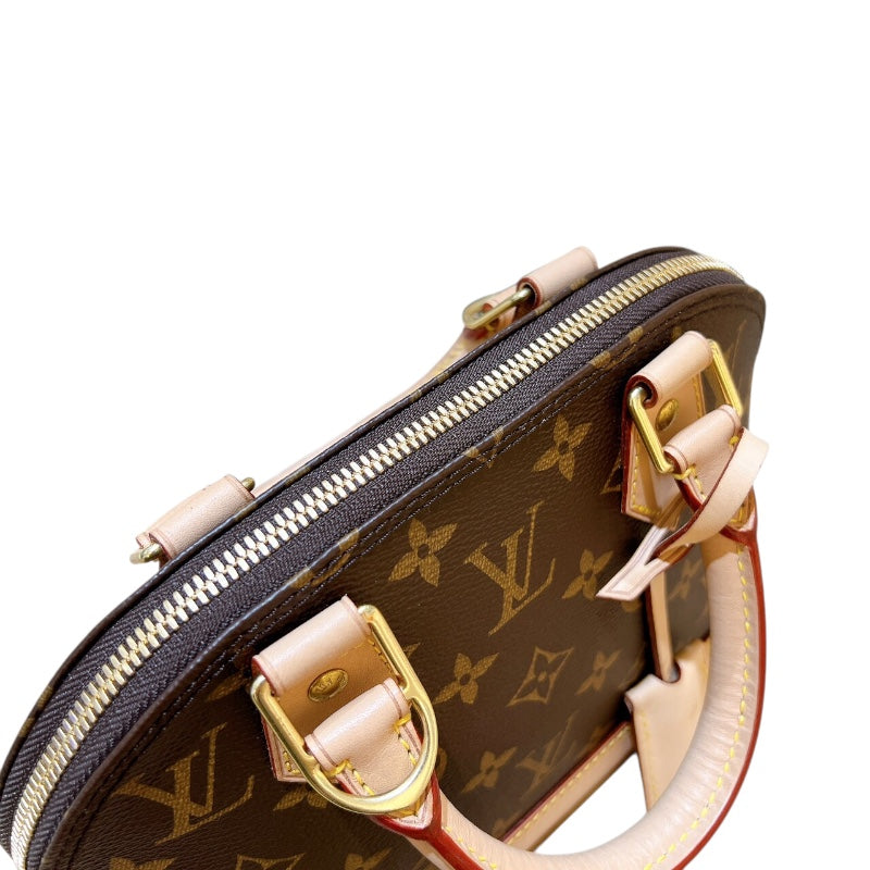 ルイ・ヴィトン LOUIS VUITTON アルマBB M53152 ブラウン モノグラムキャンバス レディース ハンドバッグ