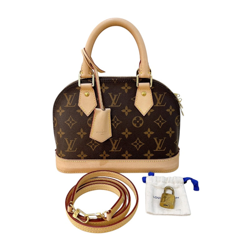 ルイ・ヴィトン LOUIS VUITTON アルマBB M53152 ブラウン モノグラムキャンバス レディース ハンドバッグ