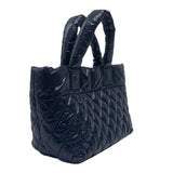 シャネル CHANEL コココクーントートPM A48610 ブラック シルバー金具 ナイロン レディース