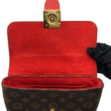 ルイ・ヴィトン LOUIS VUITTON ロッキーBB M44322 ブラウン・レッド×GD金具 モノグラム レディース ショルダーバッグ