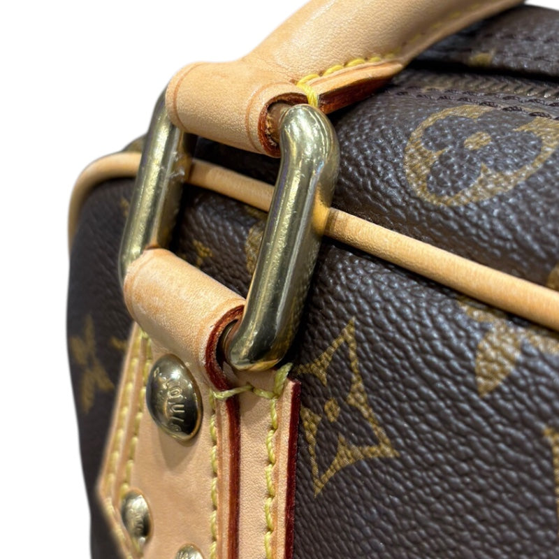 ルイ・ヴィトン LOUIS VUITTON マンハッタンPM M40026 ブラウン モノグラム レディース ハンドバッグ