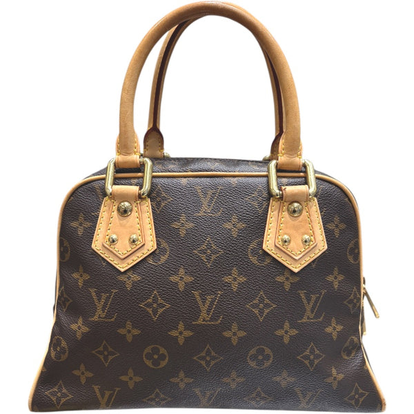 ルイ・ヴィトン LOUIS VUITTON マンハッタンPM M40026 ブラウン モノグラム レディース ハンドバッグ