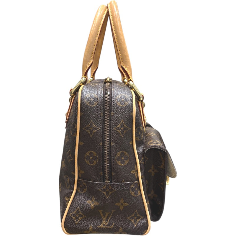ルイ・ヴィトン LOUIS VUITTON マンハッタンPM M40026 ブラウン モノグラム レディース ハンドバッグ