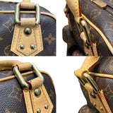 ルイ・ヴィトン LOUIS VUITTON マンハッタンPM M40026 ブラウン モノグラム レディース ハンドバッグ