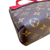 ルイ・ヴィトン LOUIS VUITTON ロッキーBB M44322 ブラウン/レッド モノグラムキャンバス レディース ハンドバッグ