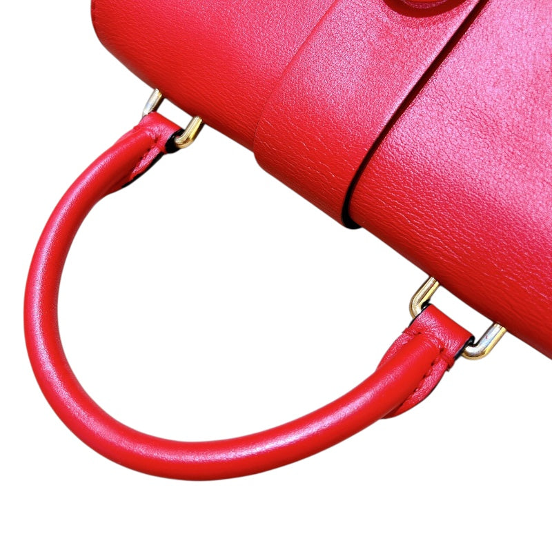 ルイ・ヴィトン LOUIS VUITTON ロッキーBB M44322 ブラウン/レッド モノグラムキャンバス レディース ハンドバッグ