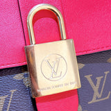 ルイ・ヴィトン LOUIS VUITTON ロッキーBB M44322 ブラウン/レッド モノグラムキャンバス レディース ハンドバッグ