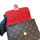 ルイ・ヴィトン LOUIS VUITTON ロッキーBB M44322 ブラウン/レッド モノグラムキャンバス レディース ハンドバッグ
