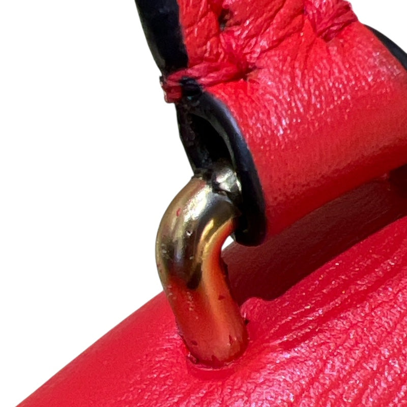 ルイ・ヴィトン LOUIS VUITTON ロッキーBB M44322 ブラウン/レッド モノグラムキャンバス レディース ハンドバッグ