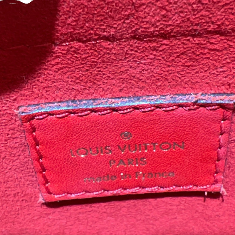 ルイ・ヴィトン LOUIS VUITTON ロッキーBB M44322 ブラウン/レッド モノグラムキャンバス レディース ハンドバッグ