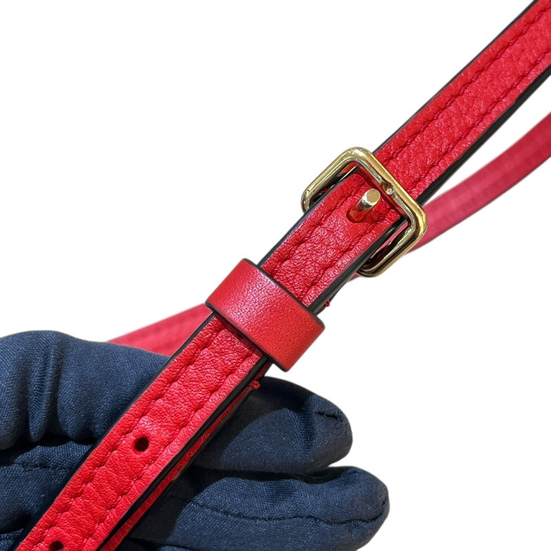 ルイ・ヴィトン LOUIS VUITTON ロッキーBB M44322 ブラウン/レッド モノグラムキャンバス レディース ハンドバッグ