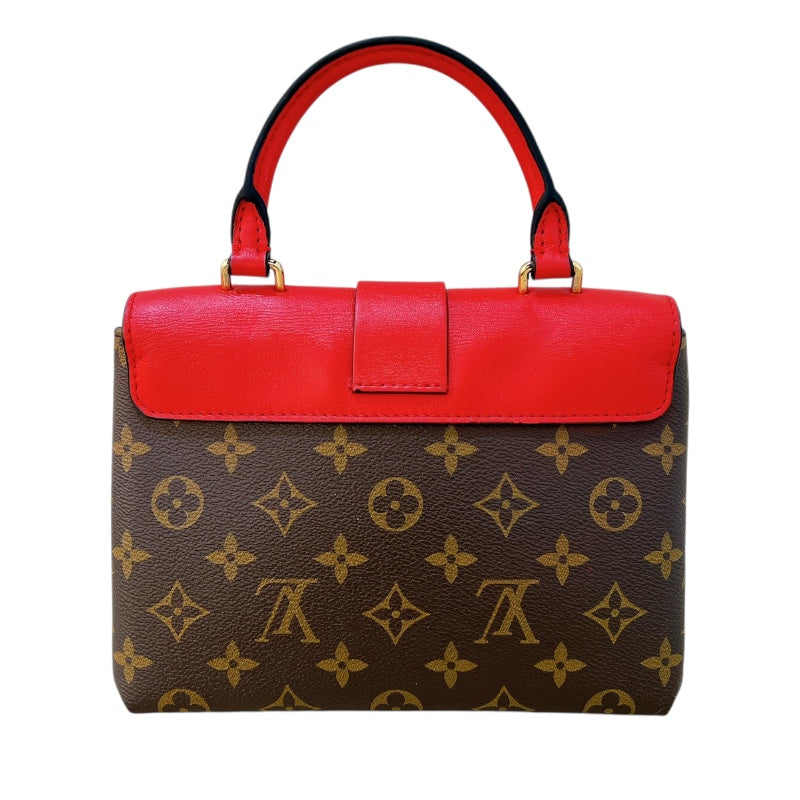 ルイ・ヴィトン LOUIS VUITTON ロッキーBB M44322 ブラウン/レッド モノグラムキャンバス レディース ハンドバッグ