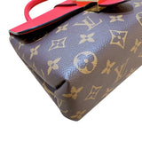 ルイ・ヴィトン LOUIS VUITTON ロッキーBB M44322 ブラウン/レッド モノグラムキャンバス レディース ハンドバッグ