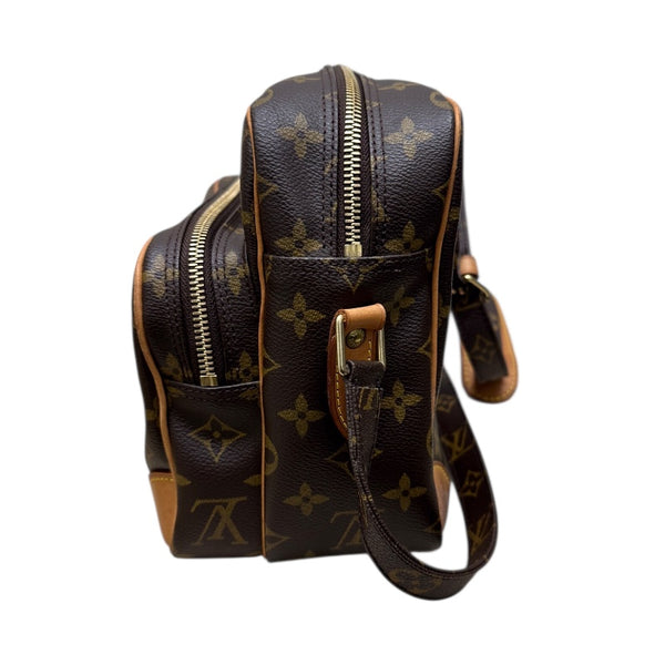 ルイ・ヴィトン LOUIS VUITTON ナイル M45244 ブラウン PVC レザー ユニセックス ショルダーバッグ