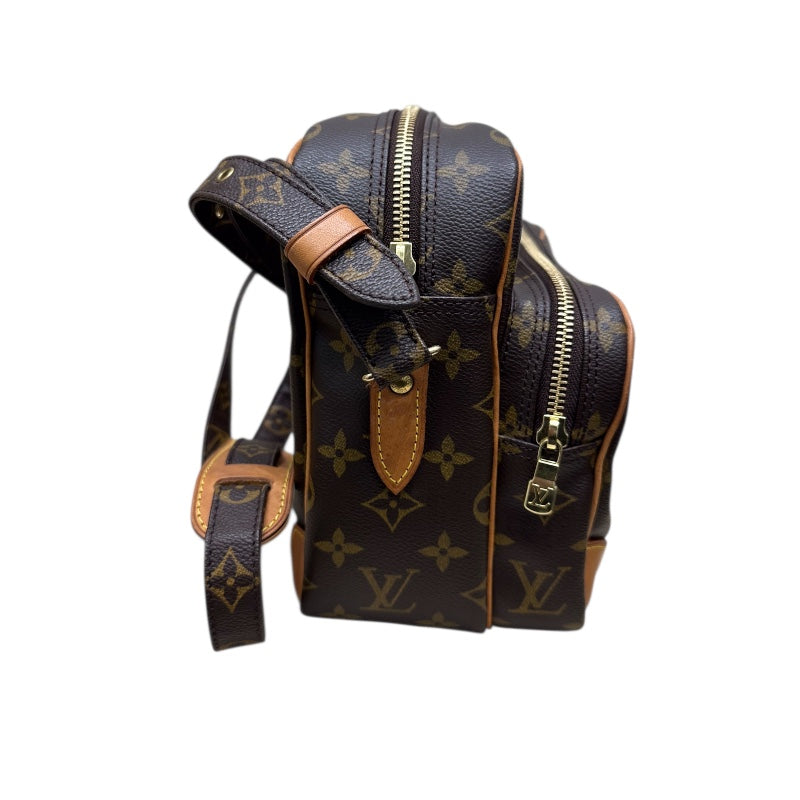 ルイ・ヴィトン LOUIS VUITTON ナイル M45244 ブラウン PVC レザー ユニセックス ショルダーバッグ