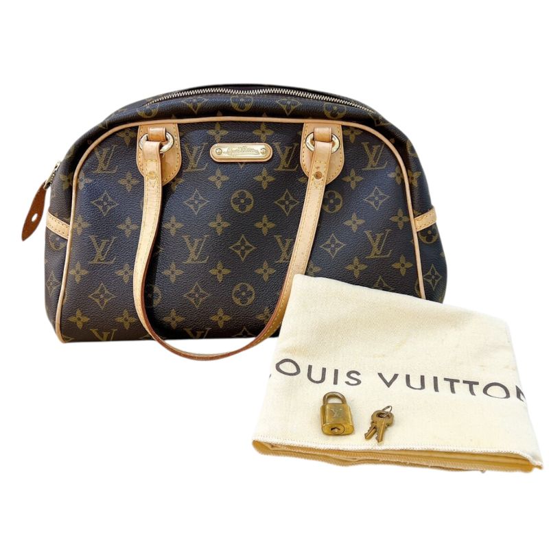 ルイ・ヴィトン LOUIS VUITTON モントルグイユPM M95565 ブラウン モノグラムキャンバス レディース ハンドバッグ