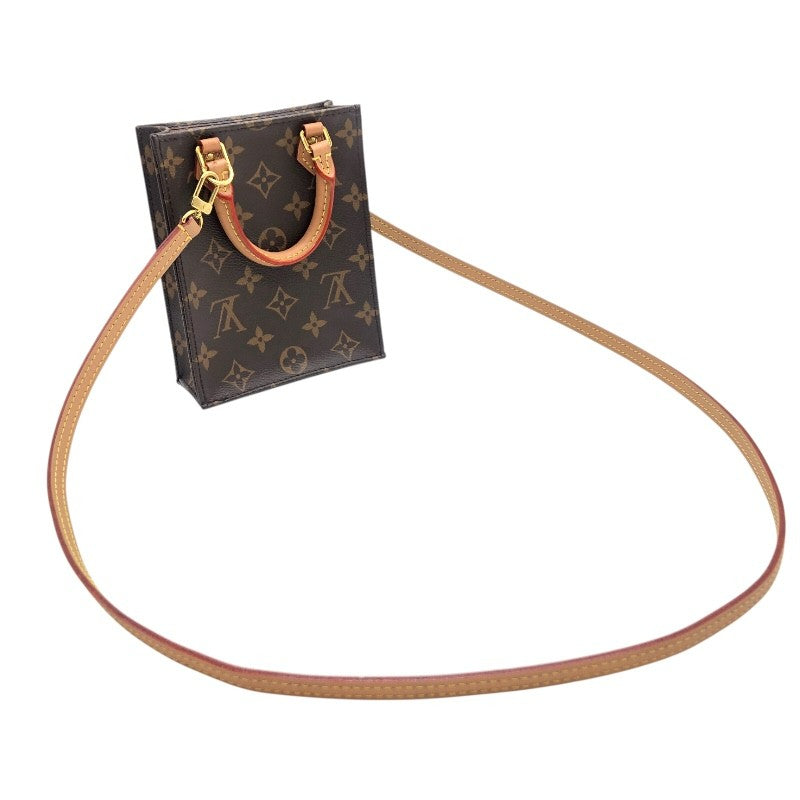 ルイ・ヴィトン LOUIS VUITTON プティット・サックプラ M69442 モノグラム×GD金具 モノグラムキャンバス PVC レディース ショルダーバッグ