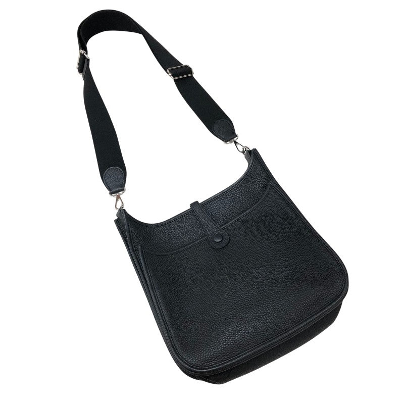 エルメス HERMES エヴリン3PM C刻 ブラック シルバー金具 トリヨンクレマンス レディース ショルダーバッグ