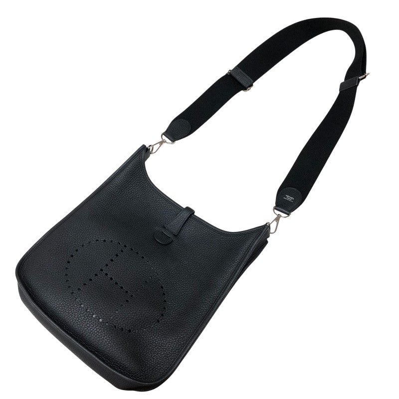 エルメス HERMES エヴリン3PM C刻 ブラック シルバー金具 トリヨンクレマンス レディース ショルダーバッグ
