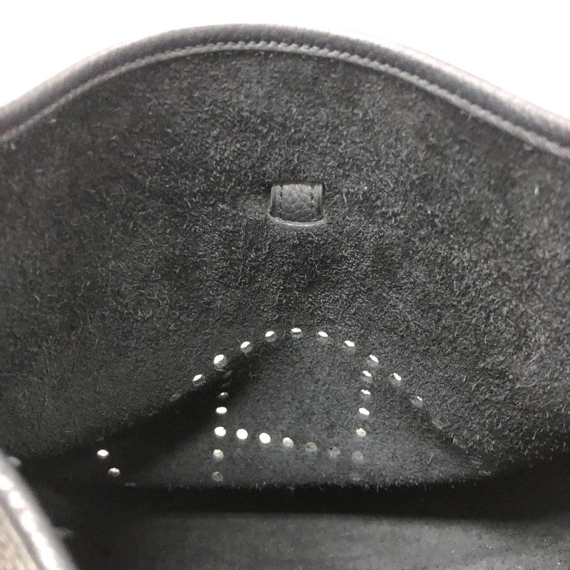 エルメス HERMES エヴリン3PM C刻 ブラック シルバー金具 トリヨンクレマンス レディース ショルダーバッグ