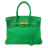 エルメス HERMES バーキン30 □R刻印 バンブー ゴールド金具 トゴ レディース ハンドバッグ