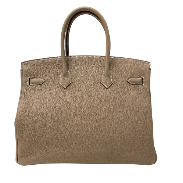 エルメス HERMES バーキン35 Y刻印 エトゥープ ゴールド金具 トゴ レディース ハンドバッグ