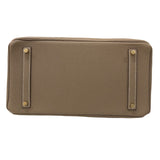 エルメス HERMES バーキン35 Y刻印 エトゥープ ゴールド金具 トゴ レディース ハンドバッグ