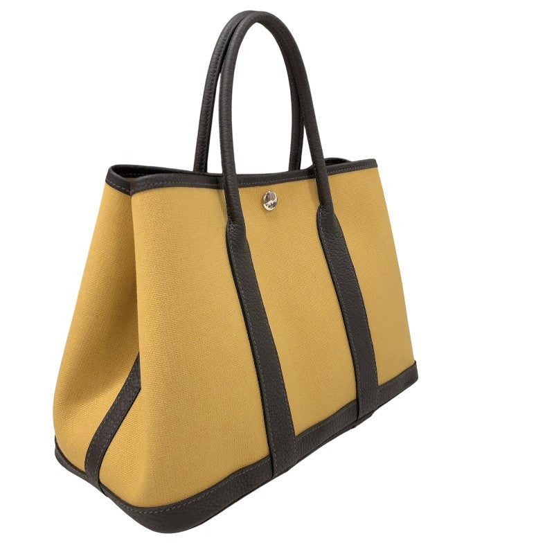 エルメス HERMES ガーデンパーティTPM B刻 ジンジャー・エベンヌ トワル・ネゴンダ レディース ハンドバッグ