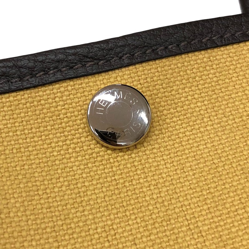 エルメス HERMES ガーデンパーティTPM B刻 ジンジャー・エベンヌ トワル・ネゴンダ レディース ハンドバッグ