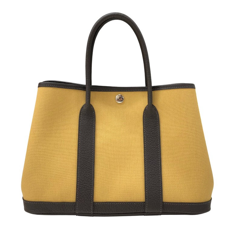 エルメス HERMES ガーデンパーティTPM B刻 ジンジャー・エベンヌ トワル・ネゴンダ レディース ハンドバッグ