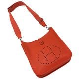 エルメス HERMES エヴリン3PM T刻 オレンジポピー シルバー金具 トリヨンクレマンス レディース ショルダーバッグ