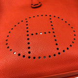 エルメス HERMES エヴリン3PM T刻 オレンジポピー シルバー金具 トリヨンクレマンス レディース ショルダーバッグ