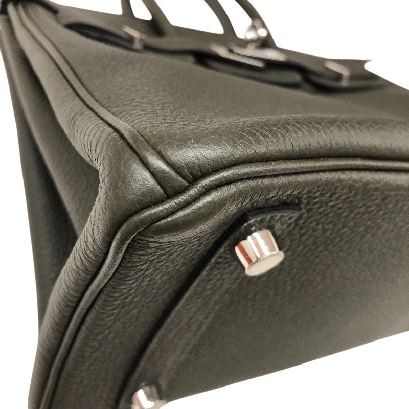 エルメス HERMES バーキン25 Z刻 ヴェールマキ SV金具 トゴ レディース ハンドバッグ