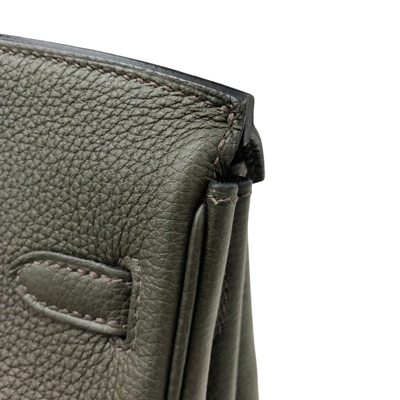 エルメス HERMES バーキン25 Z刻 ヴェールマキ SV金具 トゴ レディース ハンドバッグ