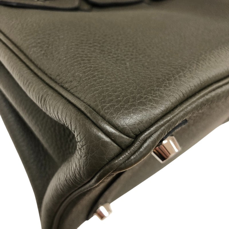 エルメス HERMES バーキン25 Z刻 ヴェールマキ SV金具 トゴ レディース ハンドバッグ