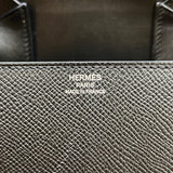 エルメス HERMES デッラカヴァッレリア ミニ U刻印 ブラック シルバー金具 エプソン レディース ショルダーバッグ