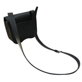 エルメス HERMES デッラカヴァッレリア ミニ U刻印 ブラック シルバー金具 エプソン レディース ショルダーバッグ